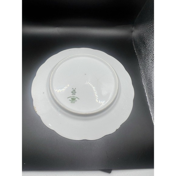 Antique Moritz Zdekauer M Z Austria Pink Rose Gold Dinner Plate 1884/909 9 Inch - Picture 4 of 6